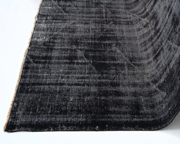 Black Vintage Turkish Rug 5' 9" x 8' 7" | No. VR56369