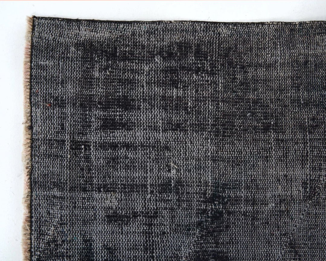 Black Vintage Turkish Rug 5' 9" x 8' 7" | No. VR56369