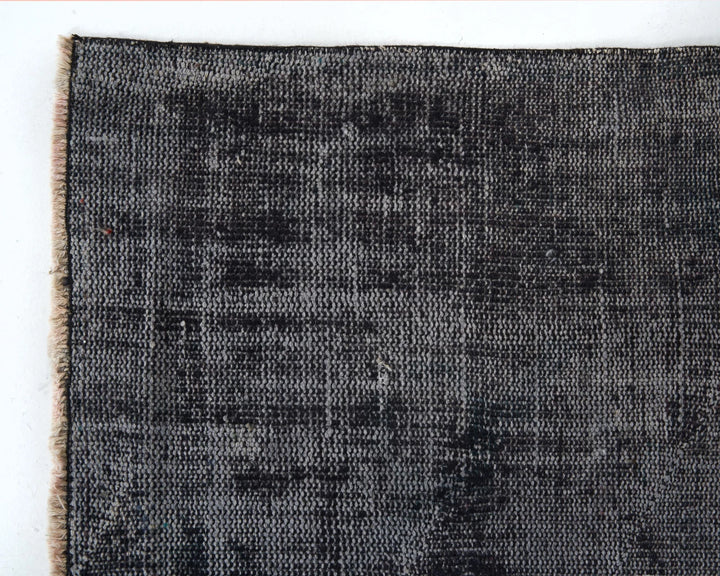 Black Vintage Turkish Rug 5' 9" x 8' 7" | No. VR56369