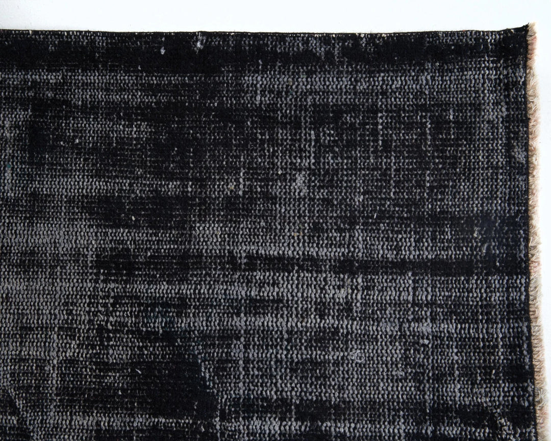 Black Vintage Turkish Rug 5' 9" x 8' 7" | No. VR56369