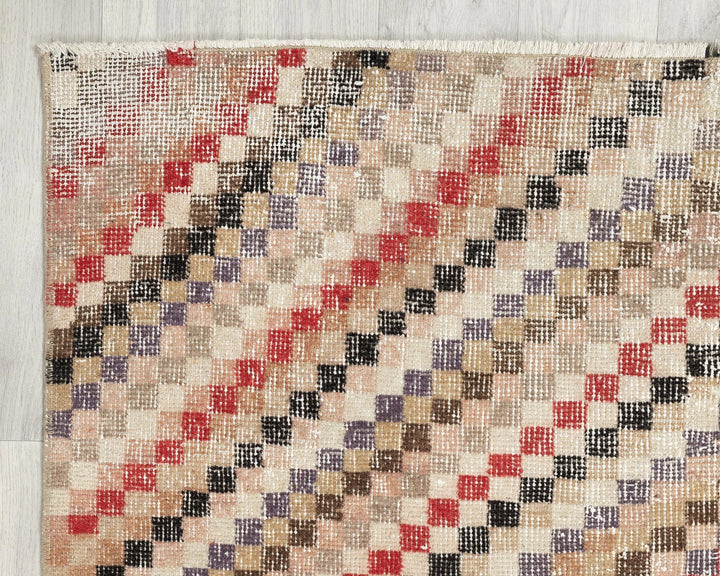 Multicolor Turkish Oushak Rug 3' 11" x 6' 7" Hand-Knotted | No. VR56537