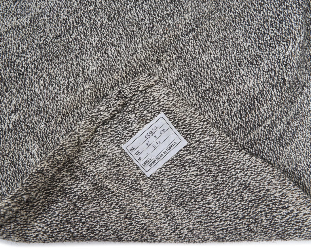 Gray Turkish Kilim Rug 2'8" x 22'7" Flat-Weave | No. VR56679