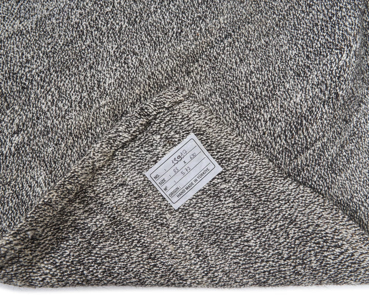 Gray Turkish Kilim Rug 2'8" x 22'7" Flat-Weave | No. VR56679
