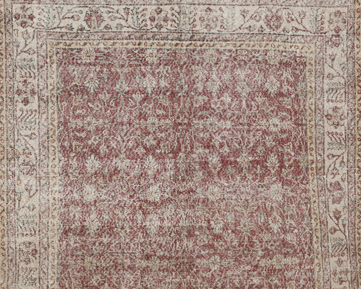 Multicolor Turkish Oushak Rug 6'6" x 10'6" Hand-Knotted | No. VR56689