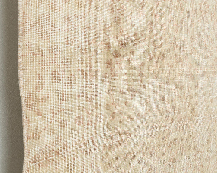 Beige Turkish Oushak Rug 6'7" x 9'10" Hand-Knotted | No. VR56890