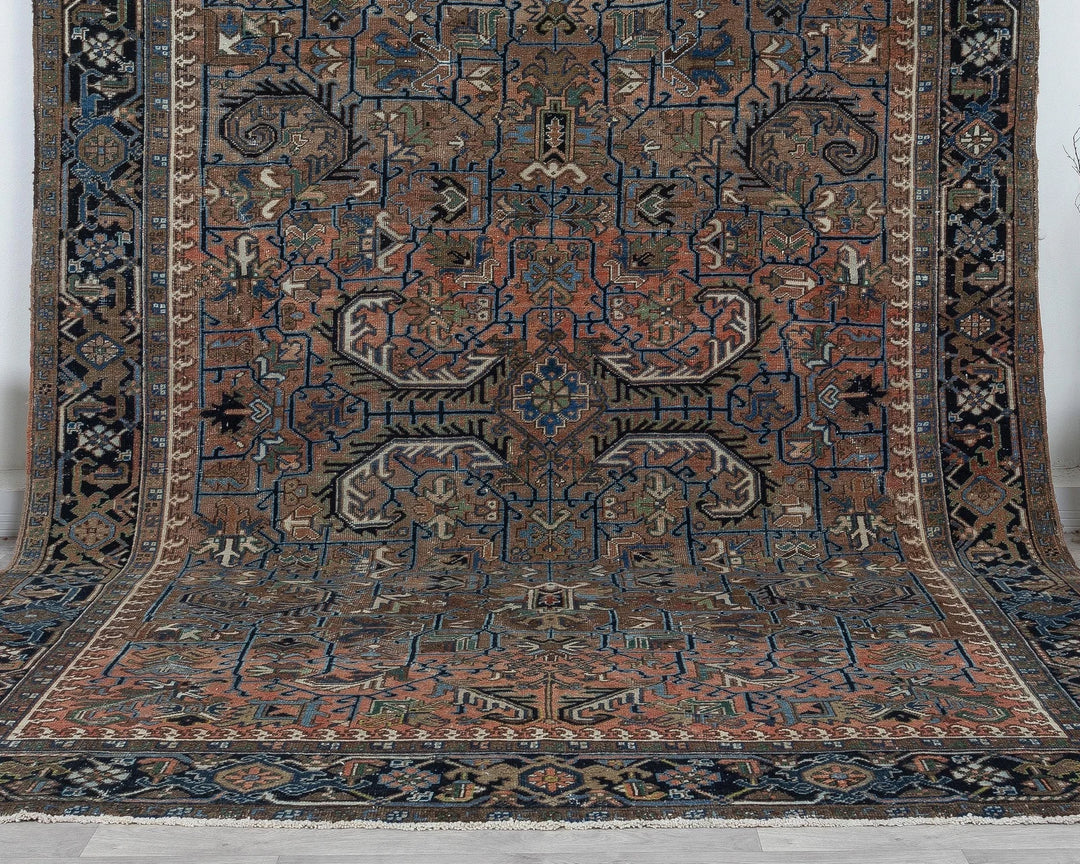 Multicolor Turkish Oushak Rug 8' 3" x 11' 2" Hand-Knotted view