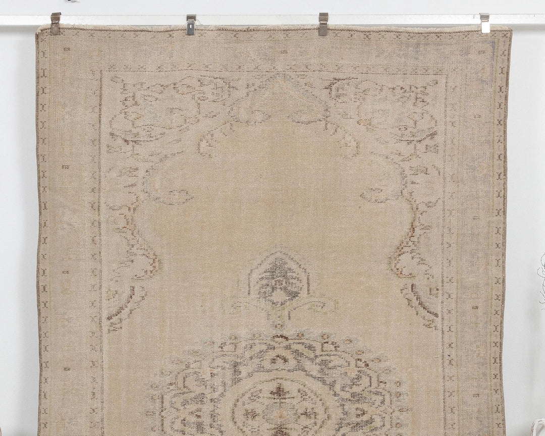 Multicolor Turkish Oushak Rug 7' x 10' Hand-Knotted | No. VR57051