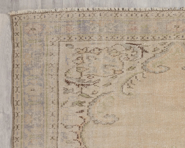 Multicolor Turkish Oushak Rug 7' x 10' Hand-Knotted | No. VR57051