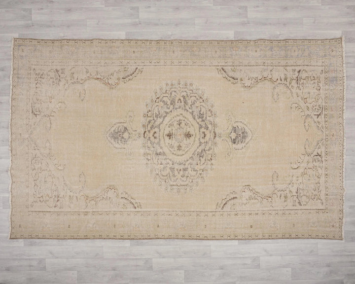 Multicolor Turkish Oushak Rug 7' x 10' Hand-Knotted | No. VR57051