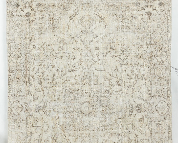 Multicolor Turkish Oushak Rug 6'1" x 9'6" Hand-Knotted | No. VR57114