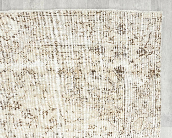 Multicolor Turkish Oushak Rug 6'1" x 9'6" Hand-Knotted | No. VR57114