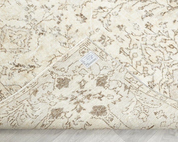 Multicolor Turkish Oushak Rug 6'1" x 9'6" Hand-Knotted | No. VR57114