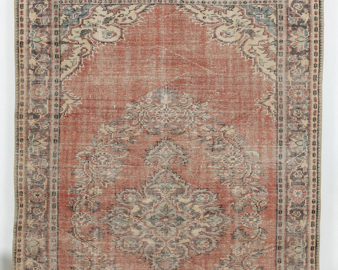 Multicolor Turkish Oushak Rug 5' 11" x 10' Hand-Knotted | No. VR57206