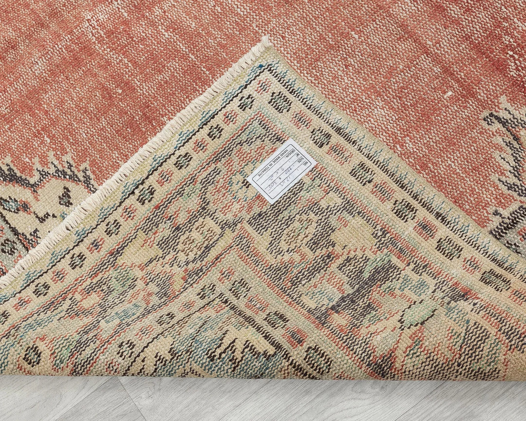 Multicolor Turkish Oushak Rug 5' 11" x 10' Hand-Knotted | No. VR57206