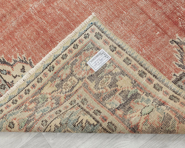 Multicolor Turkish Oushak Rug 5' 11" x 10' Hand-Knotted | No. VR57206