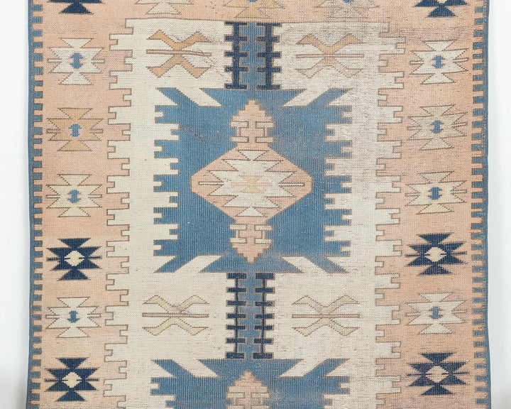 Blue Oushak Rug 4' 2" x 6' 7" | No. VR57419