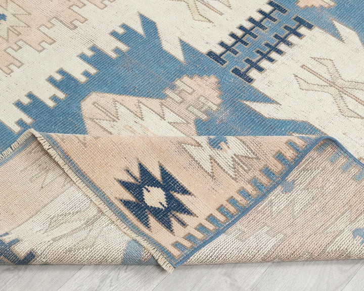 Blue Oushak Rug 4' 2" x 6' 7" | No. VR57419