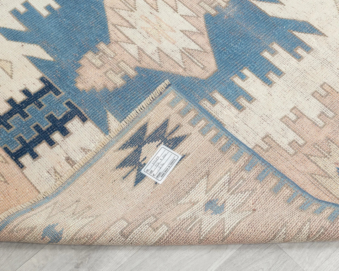 Blue Oushak Rug 4' 2" x 6' 7" | No. VR57419