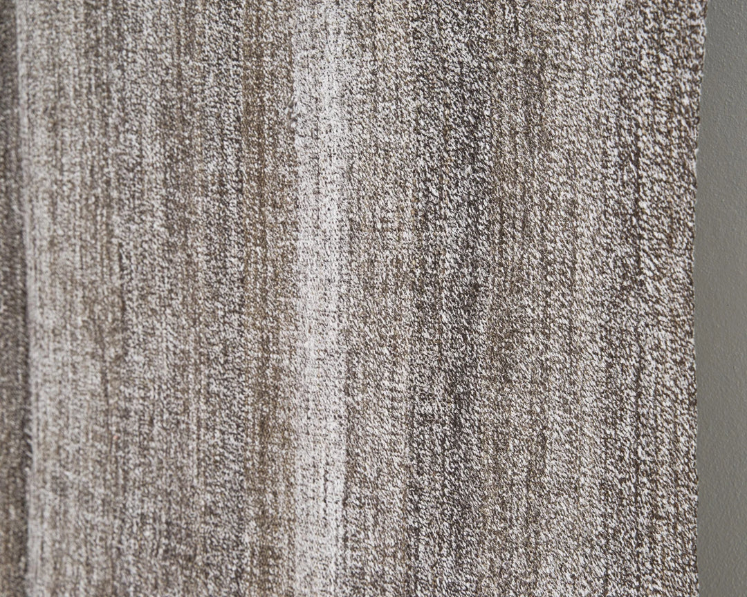 Gray Kilim Rug 5' 4" x 7' 1" | No. VR57420