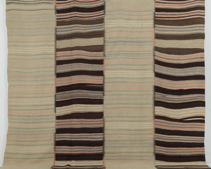 Multicolor Turkish Kilim Rug 7' 10" x 11' 6" Flat-Weave | No. VR57461