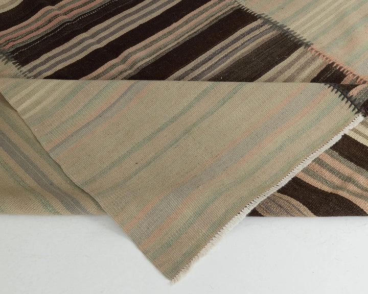 Multicolor Turkish Kilim Rug 7' 10" x 11' 6" Flat-Weave | No. VR57461