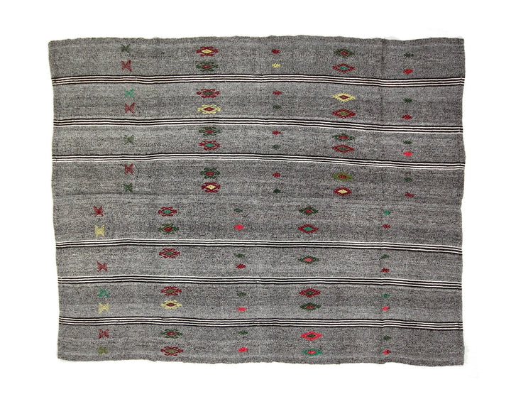 Gray Kilim Rug 6' 5" x 8' | No. VR57564