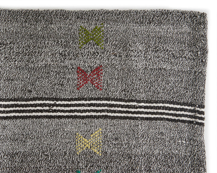 Gray Kilim Rug 6' 5" x 8' | No. VR57564