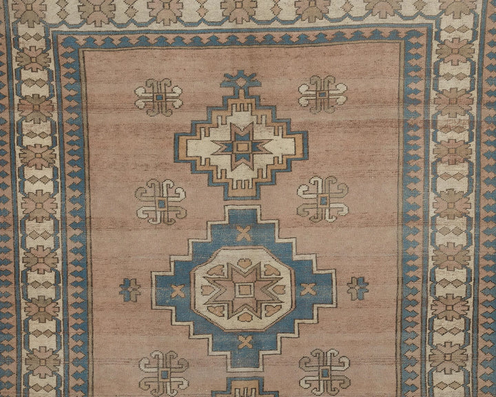 Multicolor Turkish Oushak Rug 6' 2" x 8' 2" Hand-Knotted | No. VR57618
