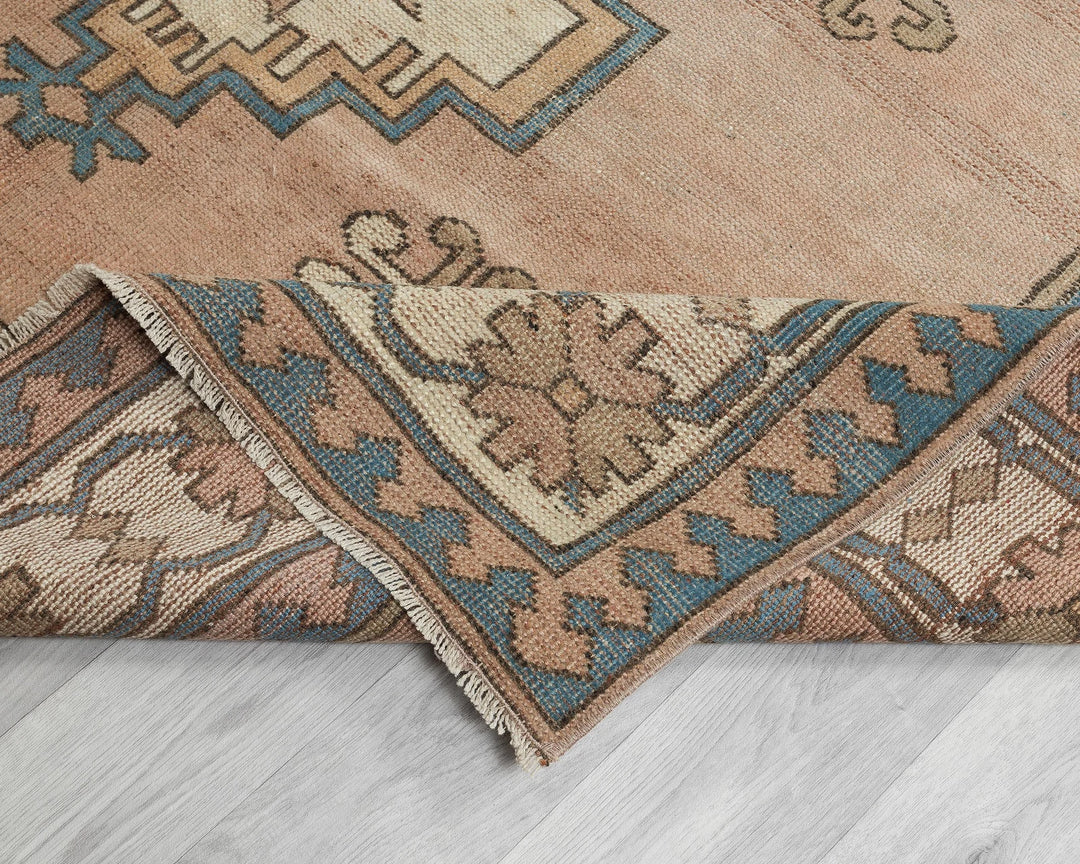Multicolor Turkish Oushak Rug 6' 2" x 8' 2" Hand-Knotted | No. VR57618