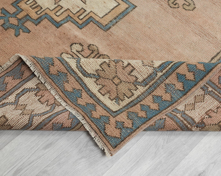 Multicolor Turkish Oushak Rug 6' 2" x 8' 2" Hand-Knotted | No. VR57618