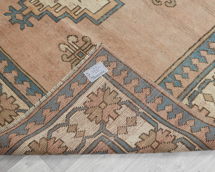 Multicolor Turkish Oushak Rug 6' 2" x 8' 2" Hand-Knotted | No. VR57618