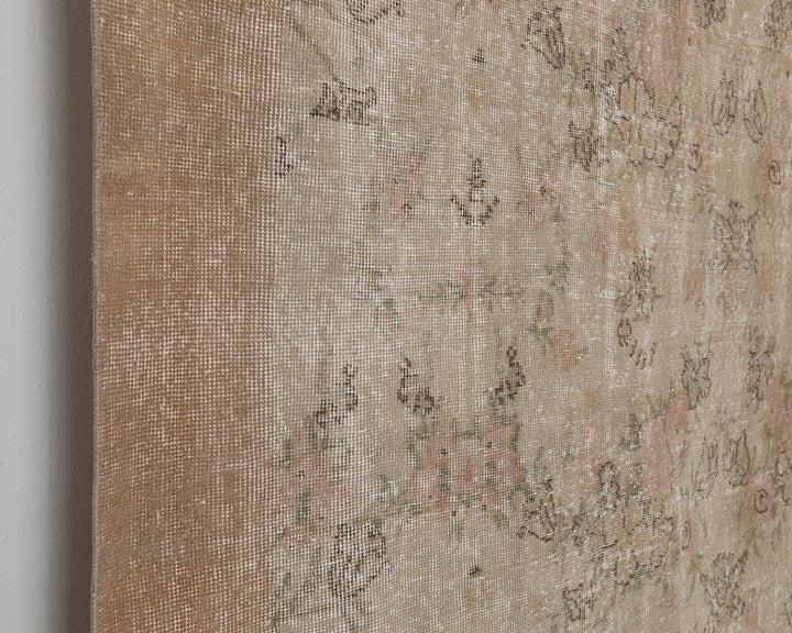 Multicolor Turkish Oushak Rug 6'11" x 9'11" Hand-Knotted | No. VR57638