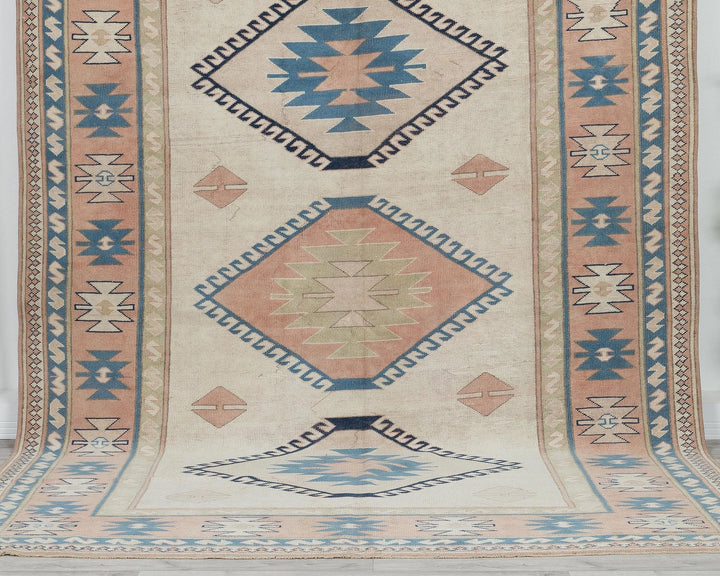 Neutral Oushak Rug 7' 1" x 9' 11" | No. VR57725