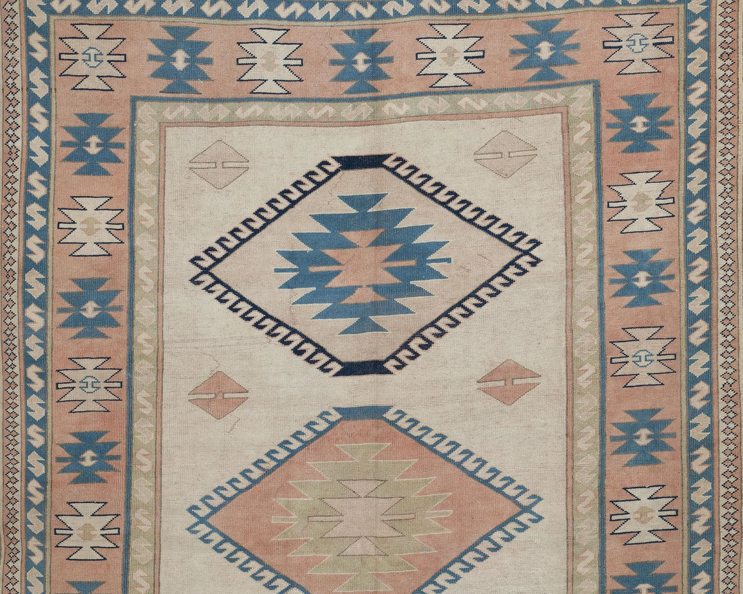 Neutral Oushak Rug 7' 1" x 9' 11" | No. VR57725