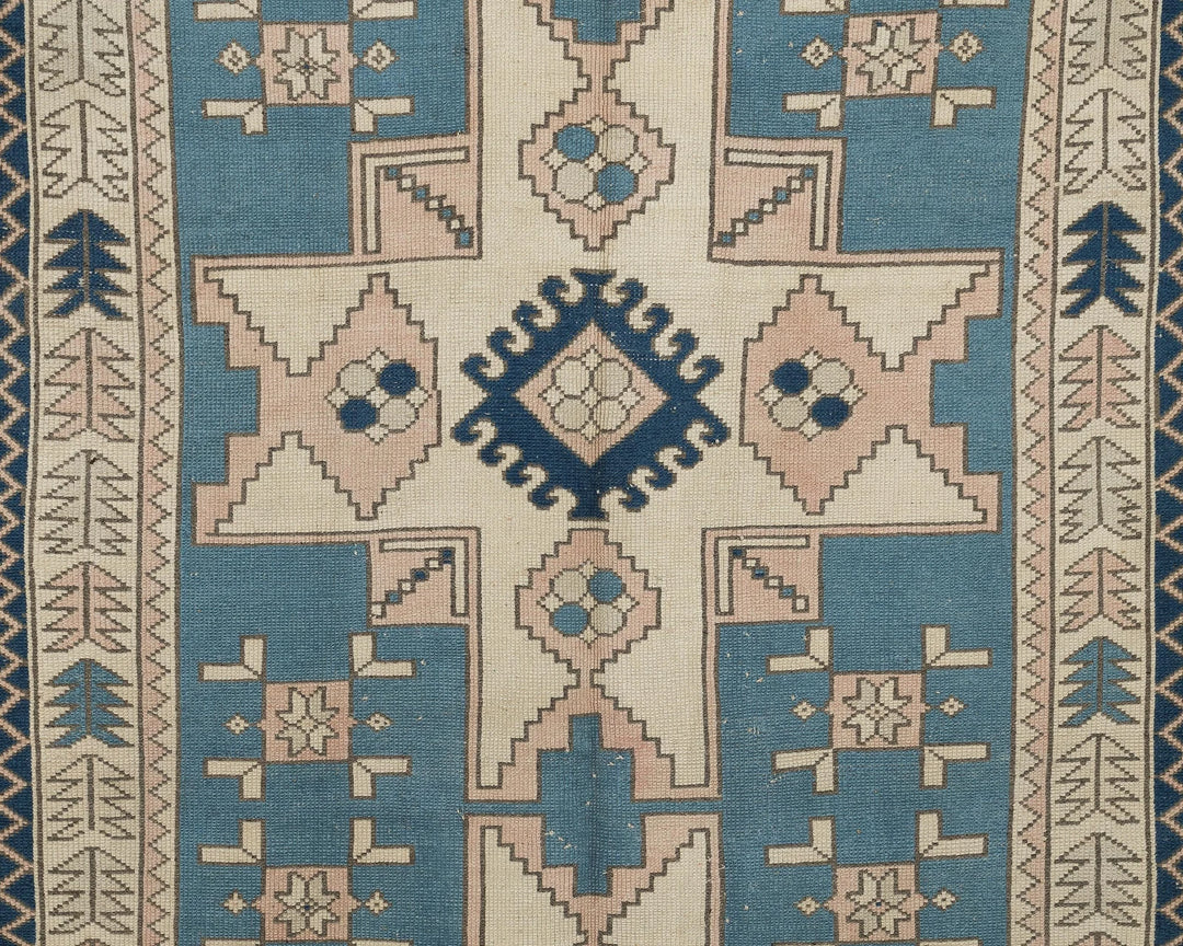 Multicolor Turkish Oushak Rug 5' 4" x 8' 4" Hand-Knotted | No. VR57787