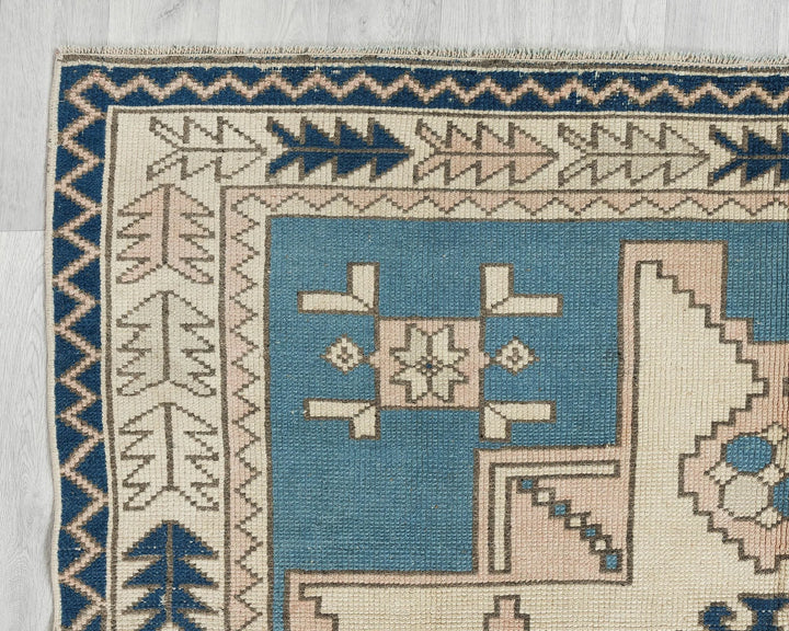 Multicolor Turkish Oushak Rug 5' 4" x 8' 4" Hand-Knotted | No. VR57787