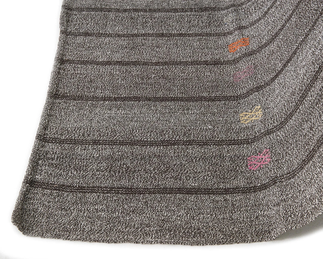 Gray Turkish Kilim Rug 6'1" x 8'4" Flat-Weave | No. VR57790