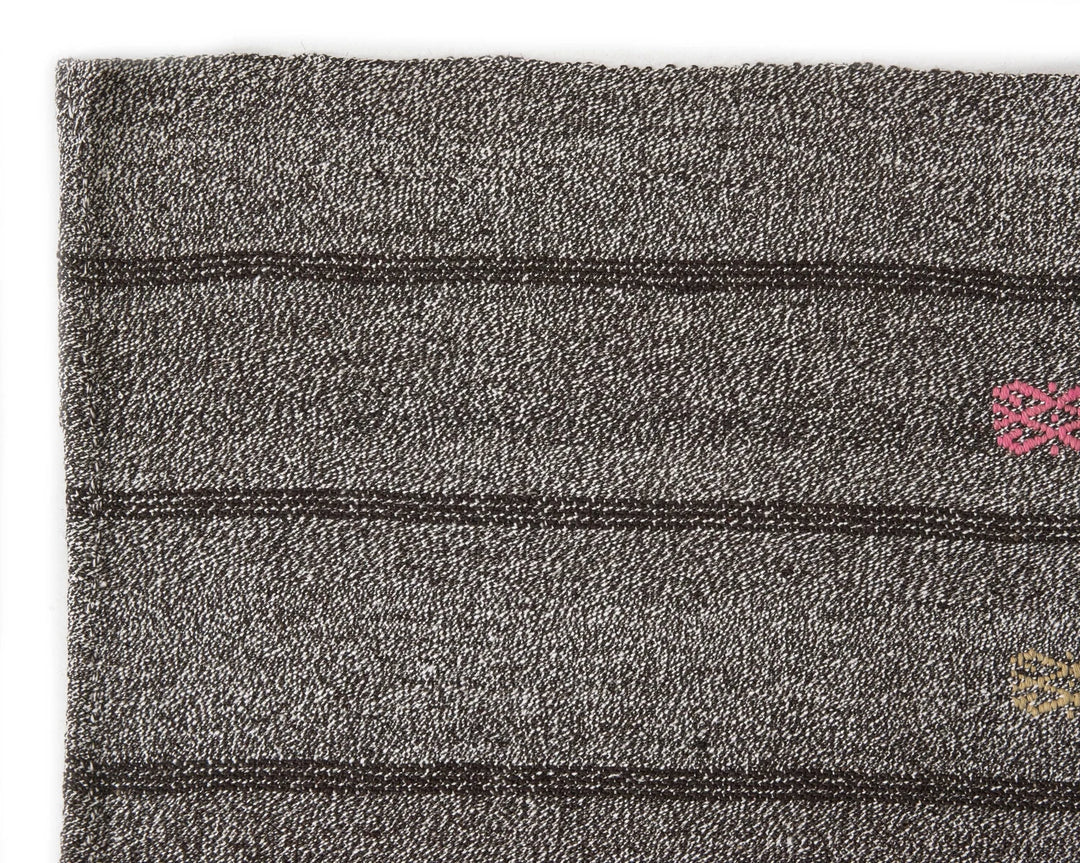 Gray Turkish Kilim Rug 6'1" x 8'4" Flat-Weave | No. VR57790