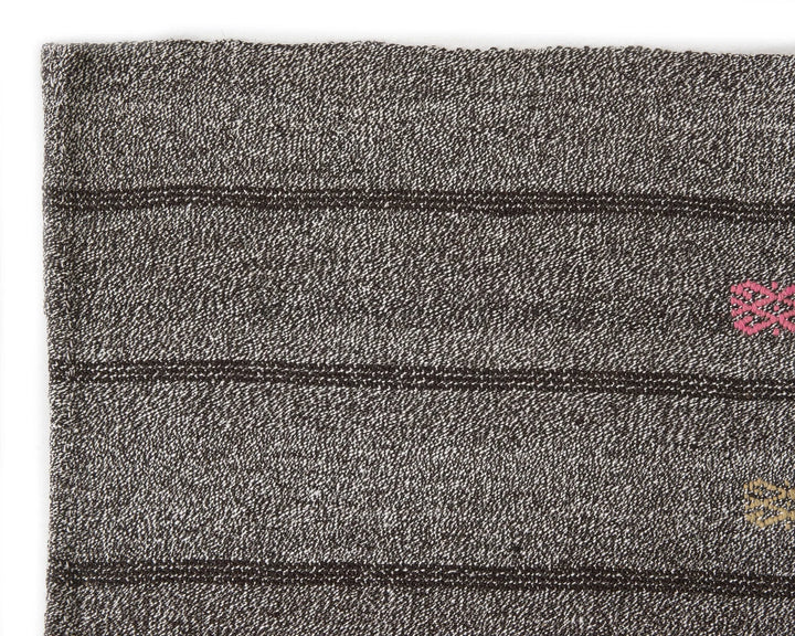Gray Turkish Kilim Rug 6'1" x 8'4" Flat-Weave | No. VR57790