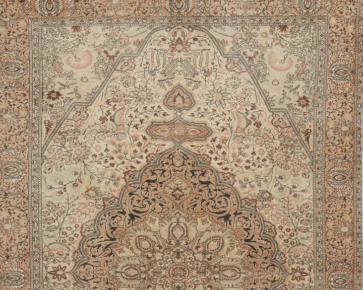Multicolor Turkish Oushak Rug 6'2" x 9'7" Hand-Knotted | No. VR57893