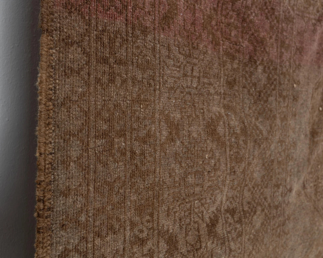 Multicolor Turkish Oushak Rug 8'11" x 10'6" Hand-Knotted close-up