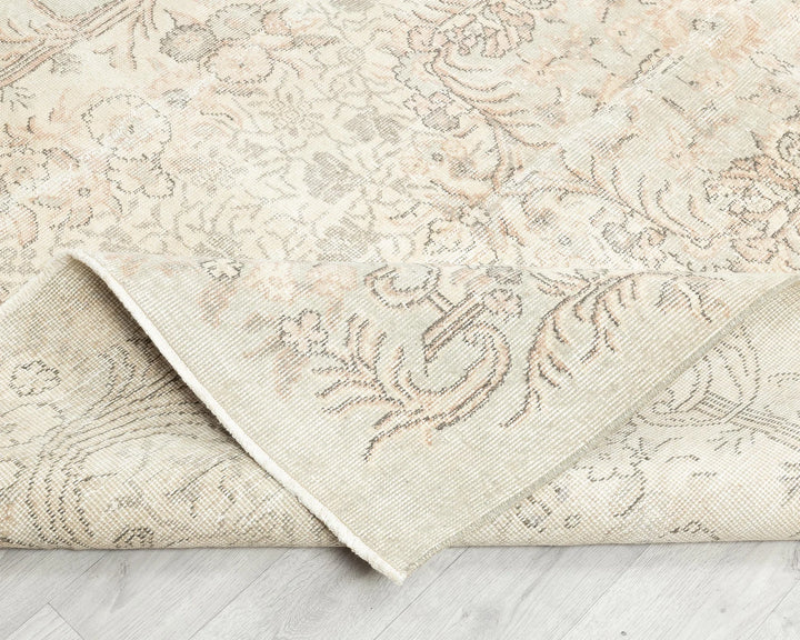 Multicolor Turkish Oushak Rug 5' 4" x 8' 8" Hand-Knotted | No. VR58005