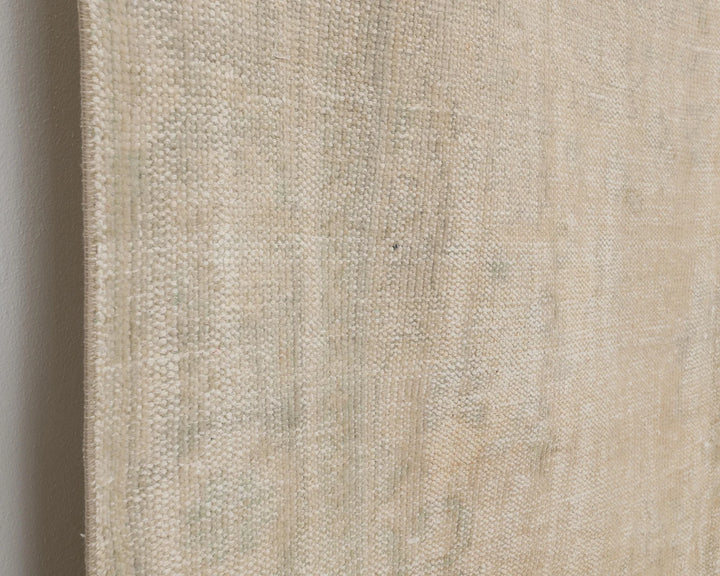 Beige Turkish Oushak Rug 6'3" x 10'4" Hand-Knotted | No. VR58019