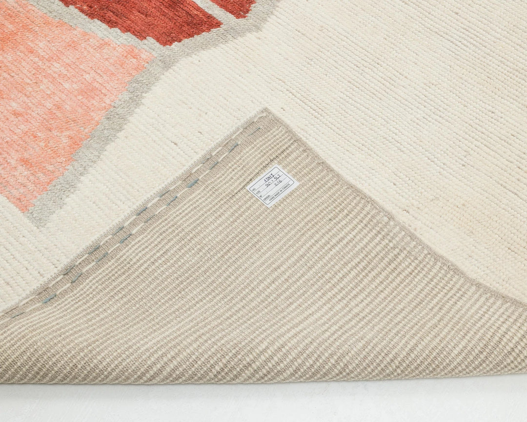 Multicolor Turkish Oushak Rug 7' 10" x 11' 3" Hand-Knotted | No. VR58029