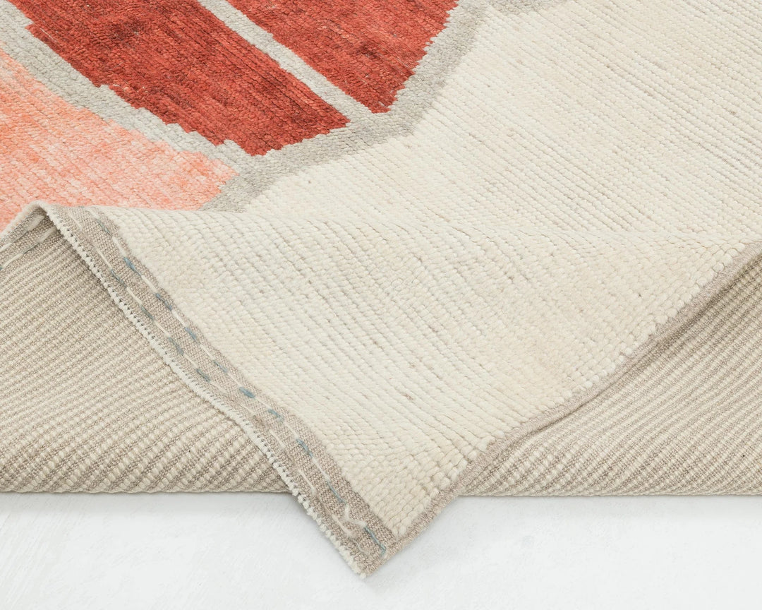 Multicolor Turkish Oushak Rug 7' 10" x 11' 3" Hand-Knotted | No. VR58029