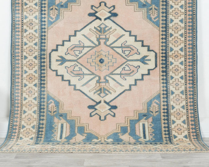 Multicolor Turkish Oushak Rug 2' 10" x 5' Hand-Knotted | No. VR58072