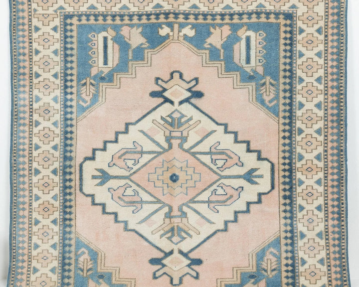 Multicolor Turkish Oushak Rug 2' 10" x 5' Hand-Knotted | No. VR58072