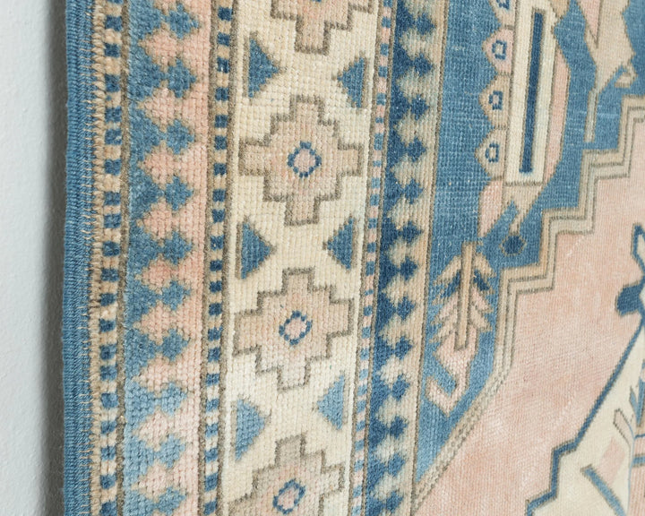 Multicolor Turkish Oushak Rug 2' 10" x 5' Hand-Knotted | No. VR58072