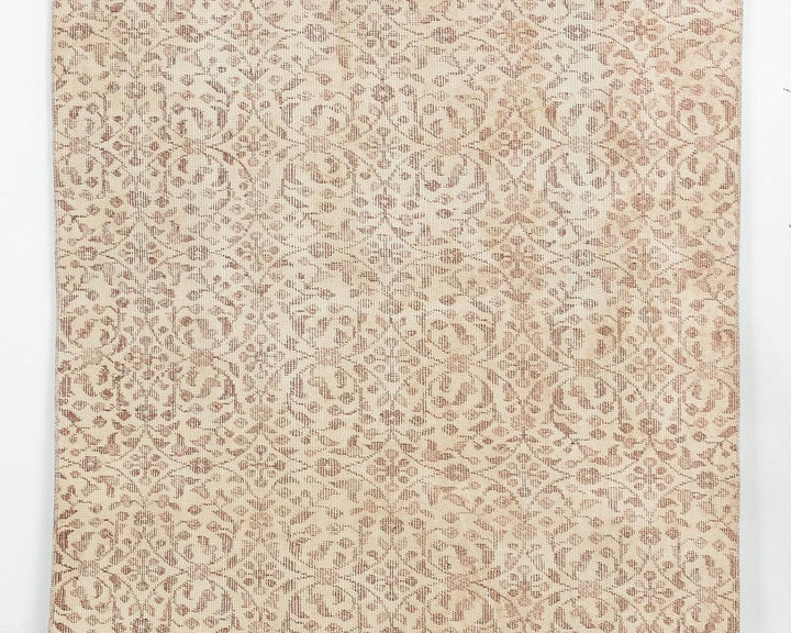 Beige Oushak Rug 3' 8" x 6' 9" | No. VR58120