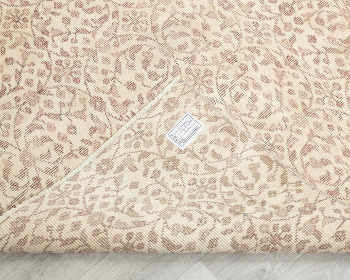 Beige Oushak Rug 3' 8" x 6' 9" | No. VR58120